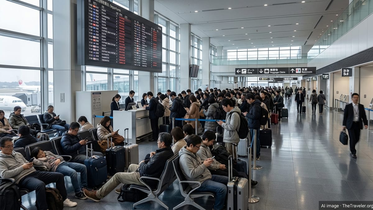 Hundreds Stranded as Flight Chaos Hits Major Japanese Hubs