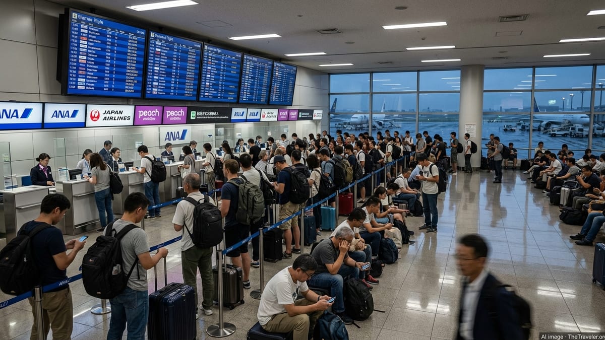 Mass Flight Disruptions Strand Travelers at Major Japan Hubs