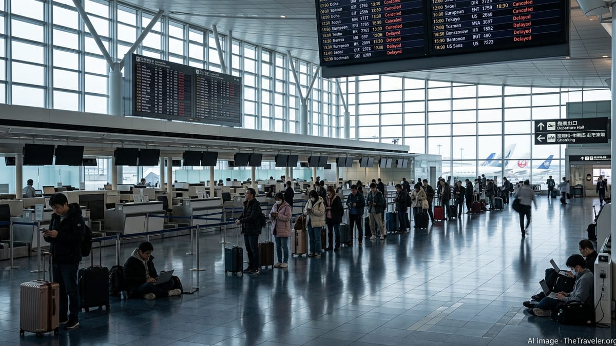 Japan Flight Chaos as Global Airlines Cancel Key Routes