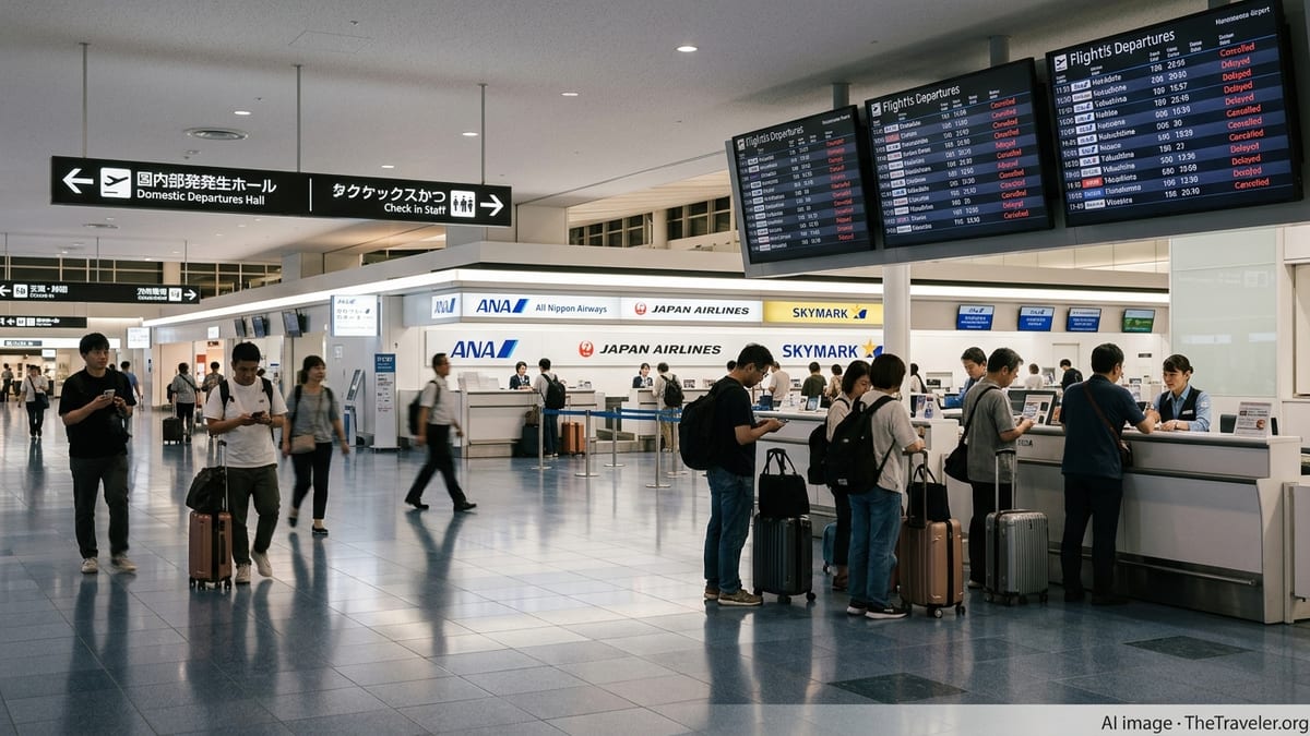 Japan Flight Cancellations Disrupt Key Tourist Routes