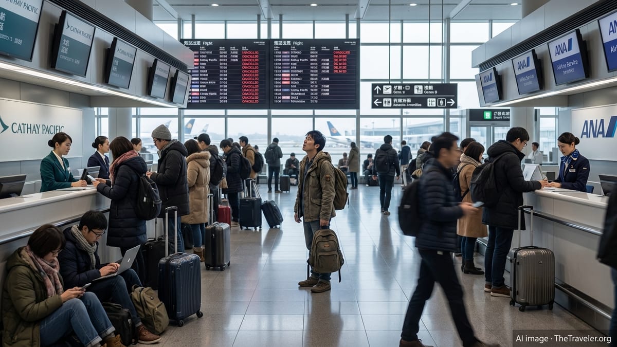 Japan Flight Cancellations Disrupt Key Asia Routes