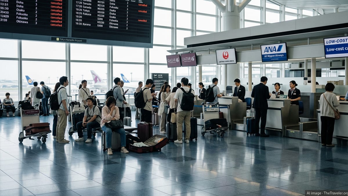 Japan Flight Chaos as Qatar Airways and Local Carriers Axe Routes