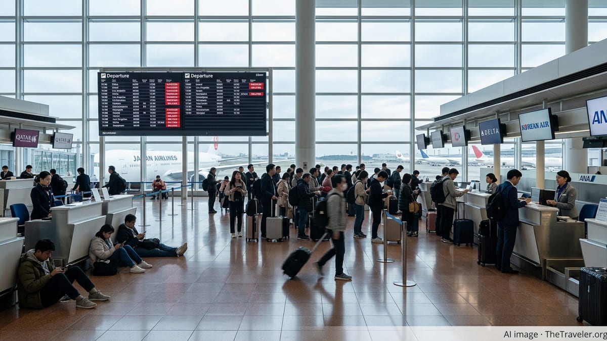 Japan Flights Disrupted as Global Airlines Cancel Key Routes