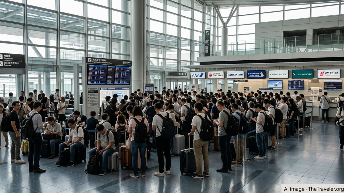 Major Carriers Caught in Japan Flight Disruption Wave