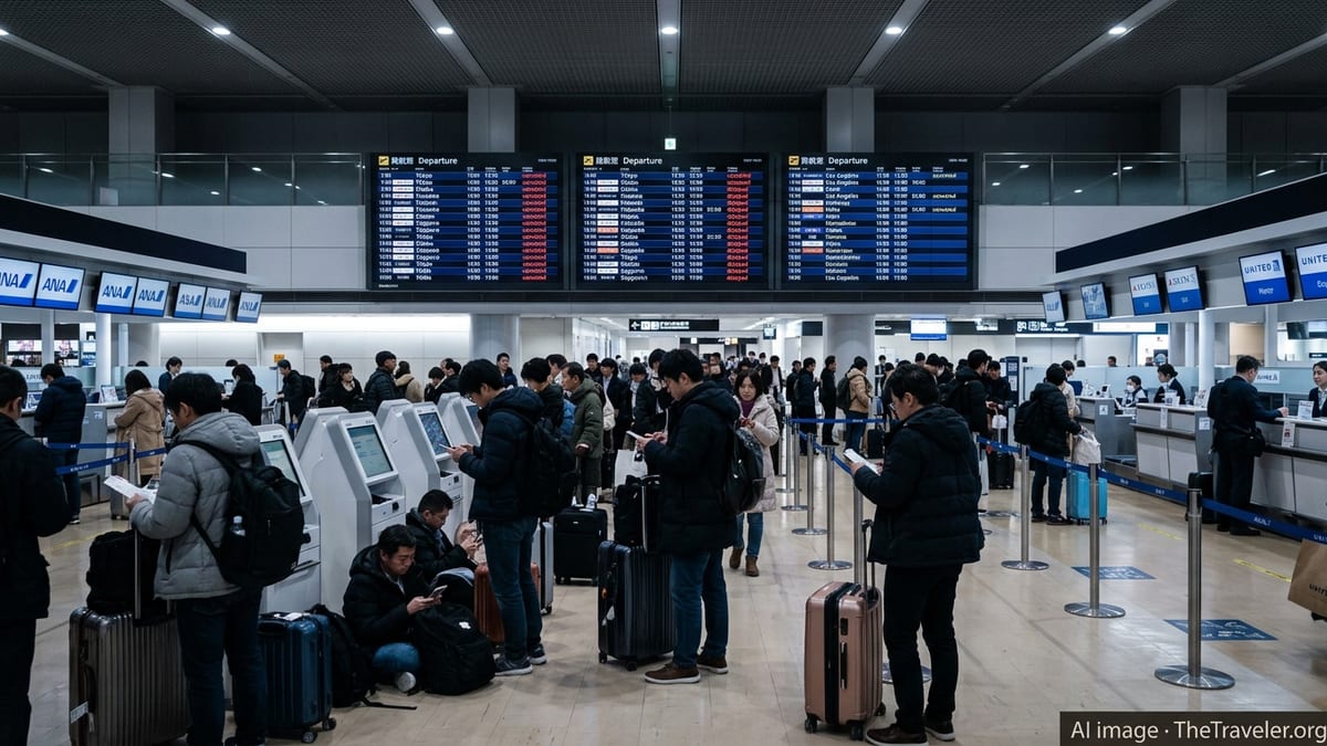 Japan Flight Disruptions Hit Major Routes and Carriers