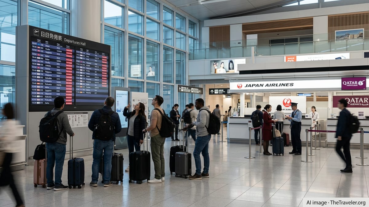 Flight Cancellations Disrupt Key Japan Routes Amid Gulf Crisis