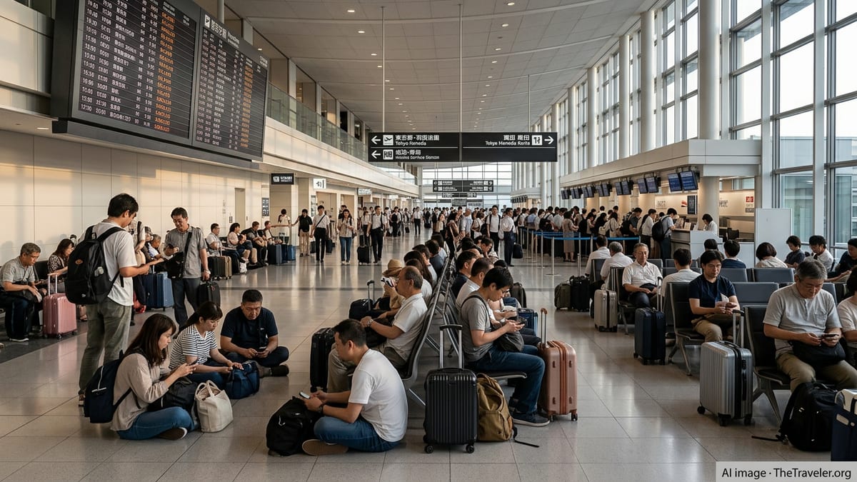 Major Flight Disruptions Strand Passengers Across Japan