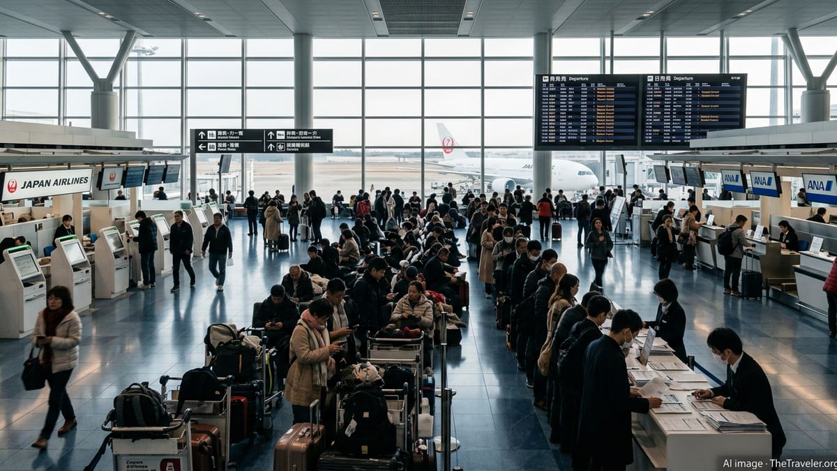 Mass Flight Disruptions Strand Hundreds Across Japan and Korea