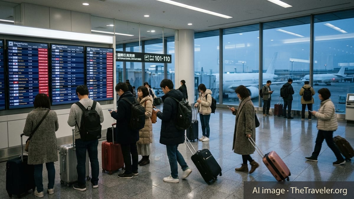 Japan Warns Citizens as Middle East Airspaces Slam Shut