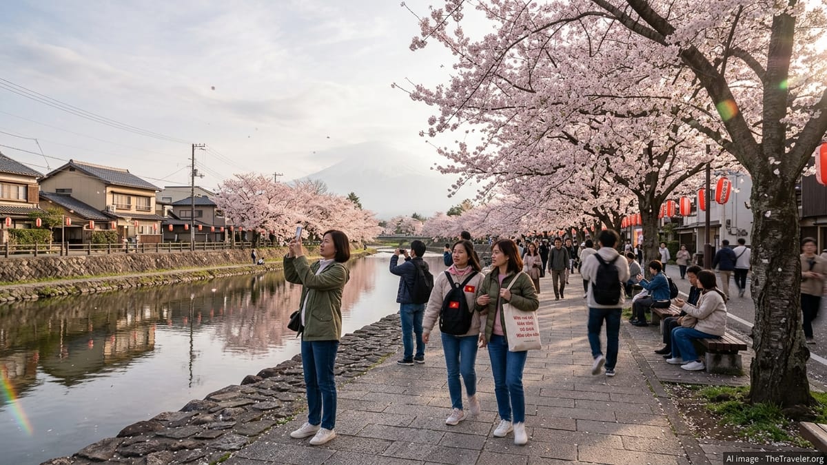 Japan Lures Vietnamese Tourists With Peak Sakura Experiences