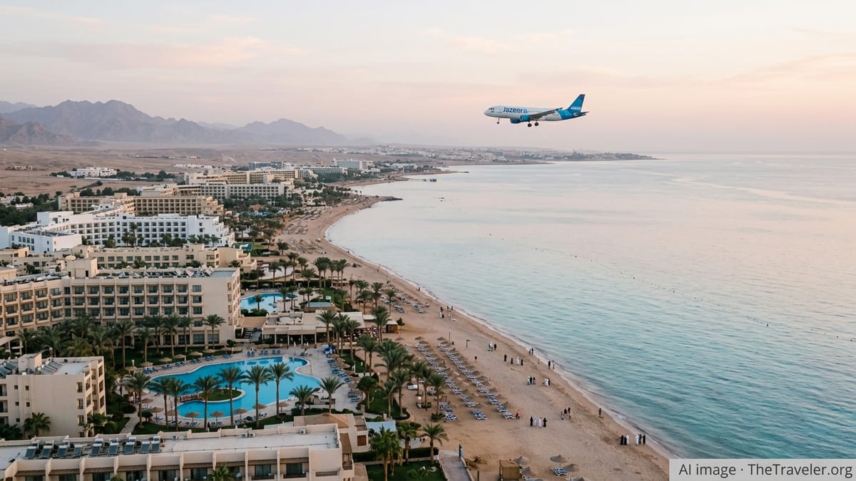 Jazeera Airways Boosts Egypt Tourism With Surge in Kuwait Routes