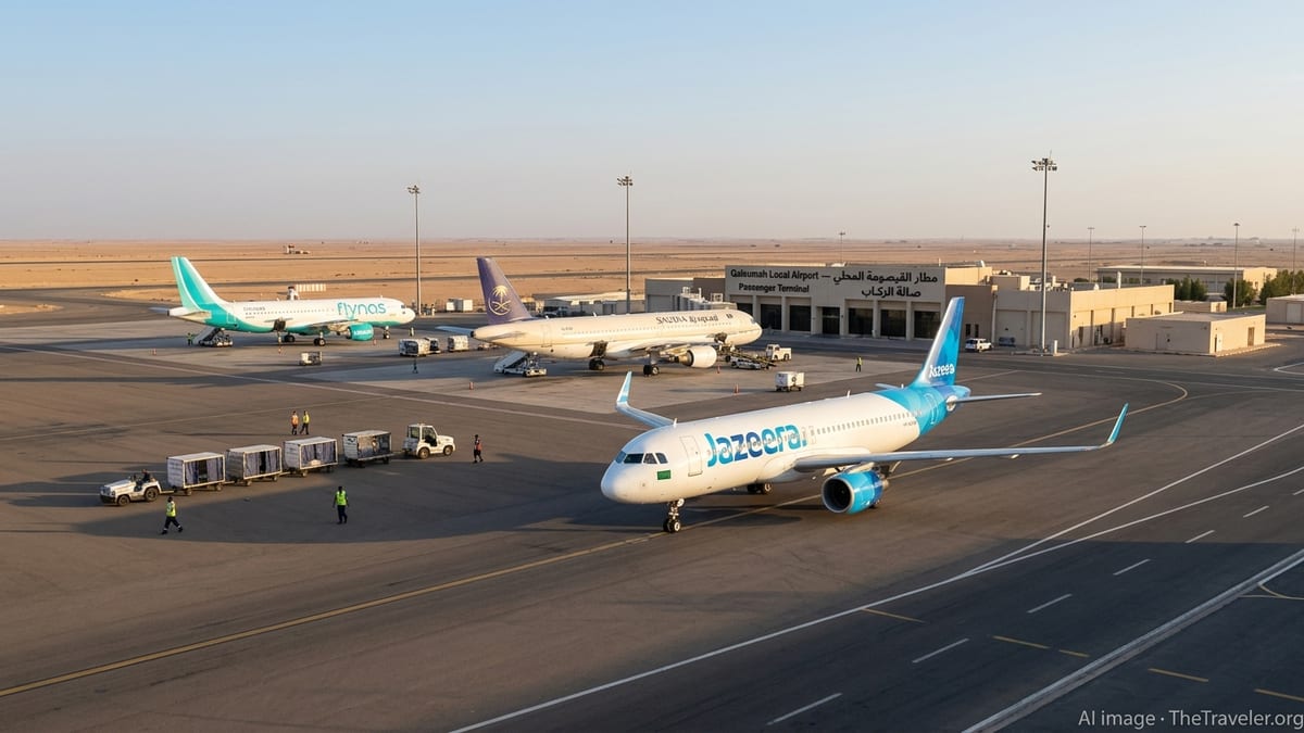 Jazeera Airways Uses Qaisumah Hub to Reconnect Saudi–Egypt Routes