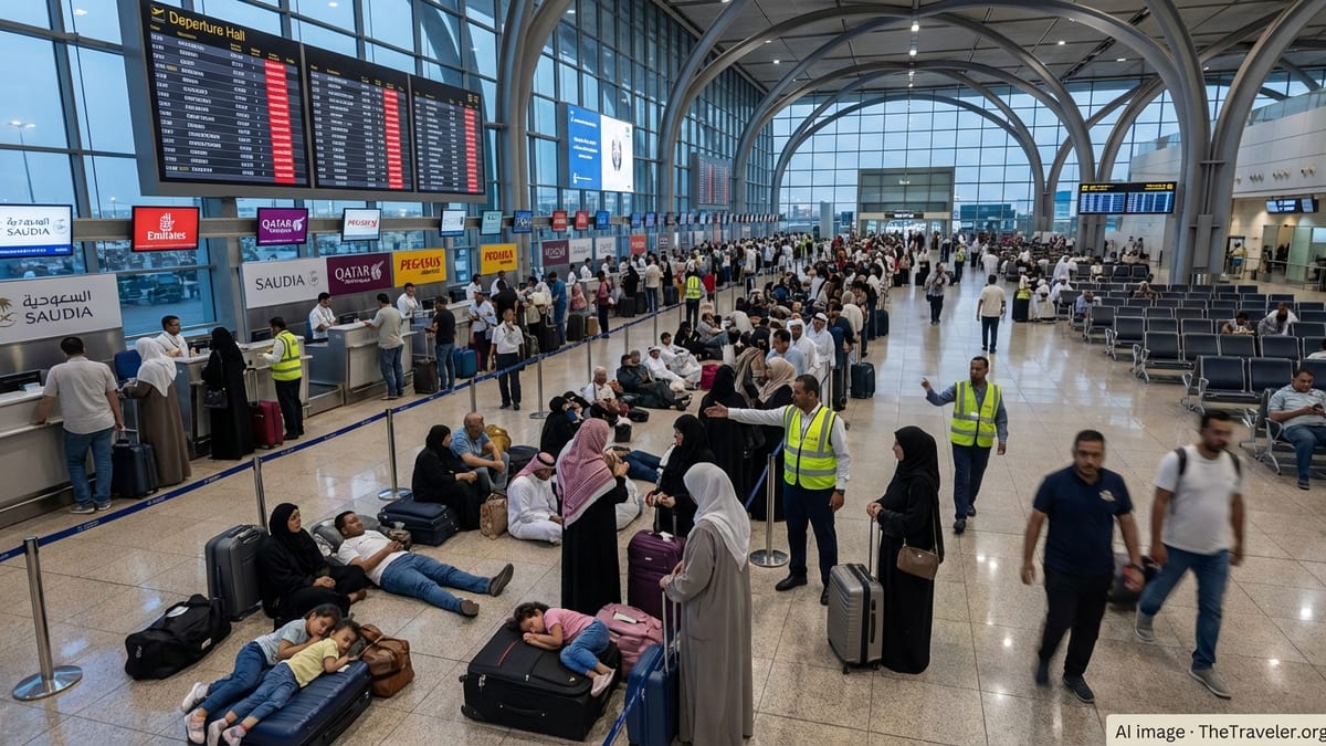 Missile Threats Force Mass Flight Cancellations at Jeddah Hub