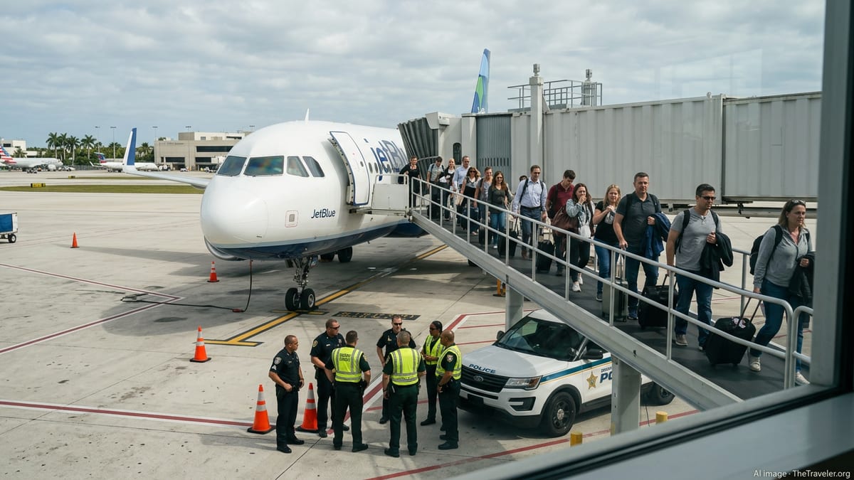 Bomb Threat Disrupts JetBlue Flight From Fort Lauderdale to New York