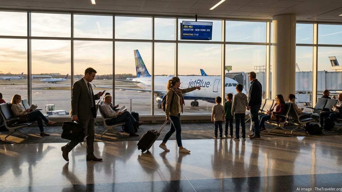 JetBlue’s New Houston–New York Route Poised to Boost U.S. Tourism