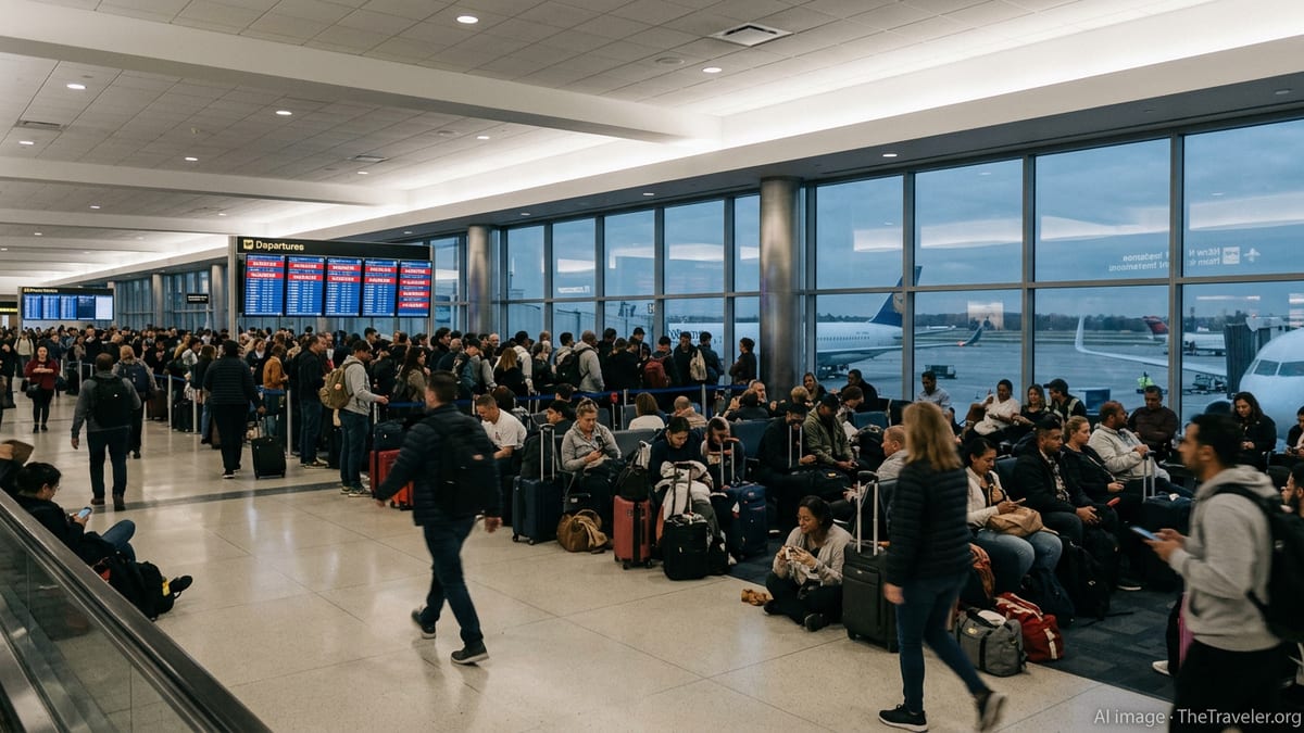 80 JFK Flights Canceled, Stranding Hundreds of Travelers