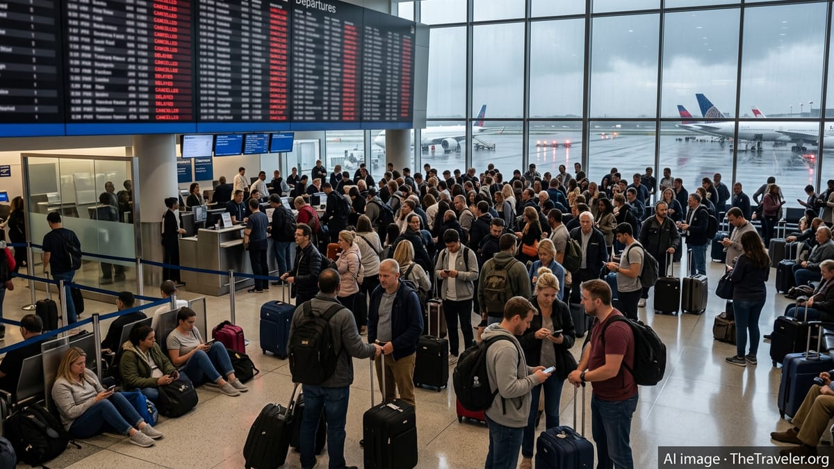 Storm Disruption at JFK: 80 Flights Canceled, Hundreds Stranded
