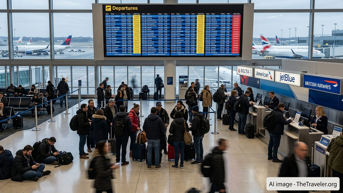 Delays and Cancellations Snarl Flights at JFK Airport