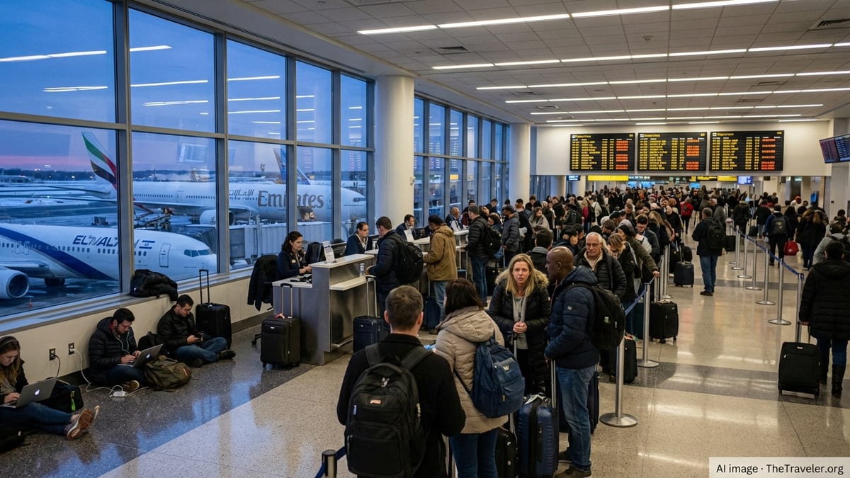 JFK Delays Mount as US-Israel Strikes Snarl Global Flights