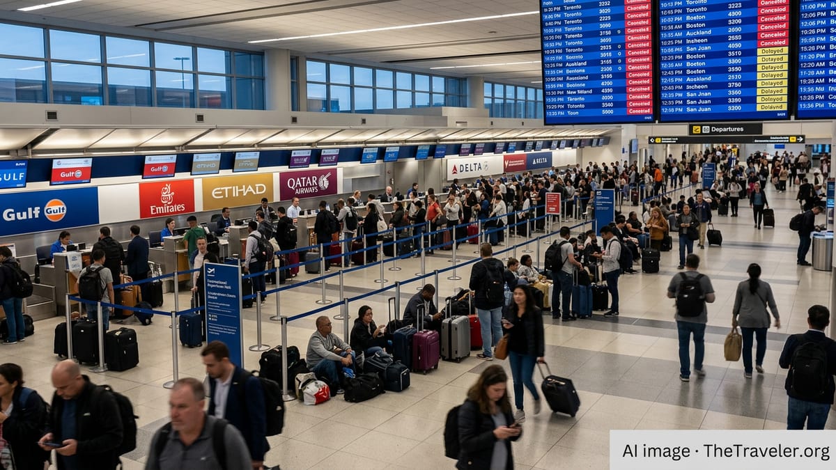 Gulf Carrier Chaos Triggers Fresh Travel Turmoil at JFK