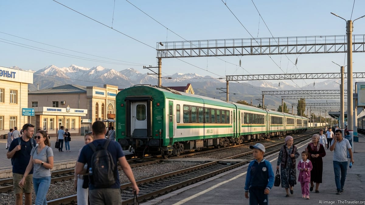 Jibek Joly Train Links Silk Road Cities in Three Nations