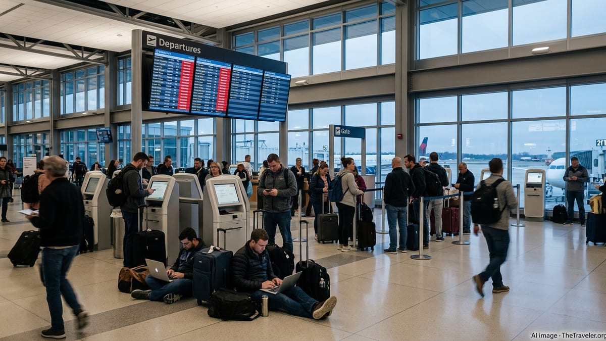Flight Cancellations Snarl Travel at Columbus’ John Glenn Airport