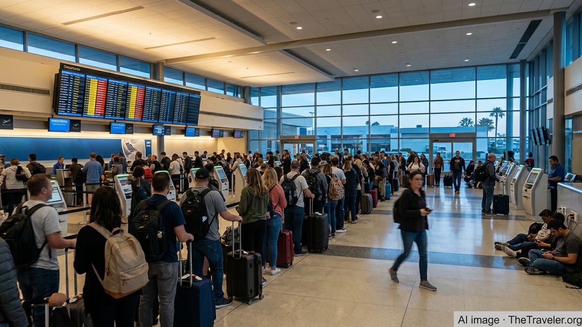 John Wayne Airport Hit by Travel Turmoil Amid Wider U.S. Disruptions