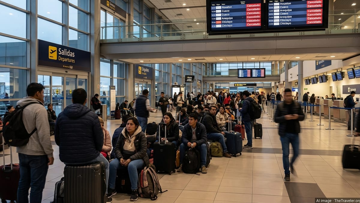 Cancellations at Lima’s Jorge Chávez Leave Travelers Stranded