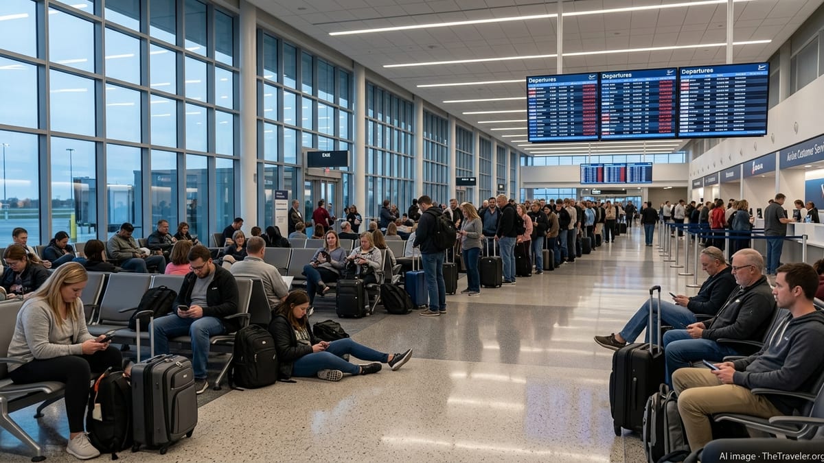 Major Flight Cancellations Snarl Travel at Kansas City Airport
