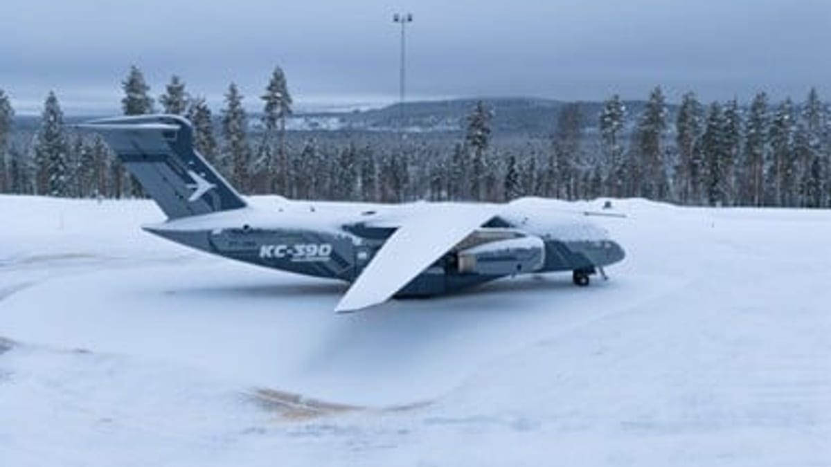 KC-390 Millennium Proves Its Mettle In Harsh Winter Conditions