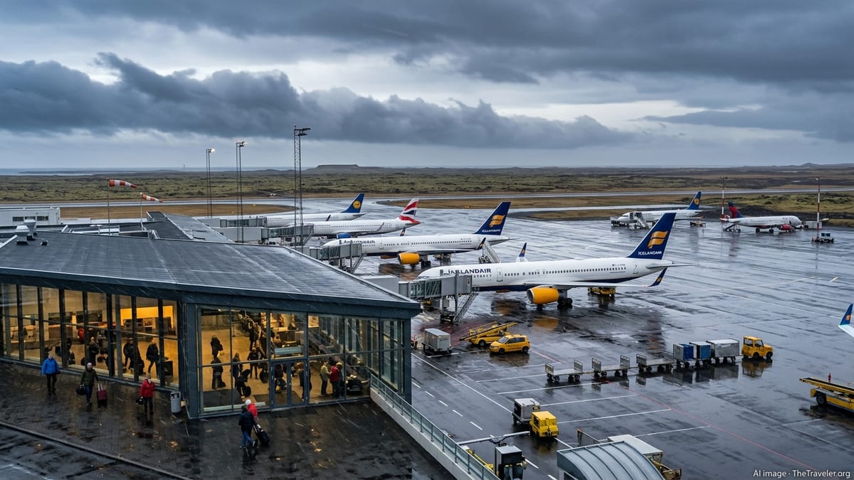 Keflavik Airport Disruptions Ground Flights Across Iceland