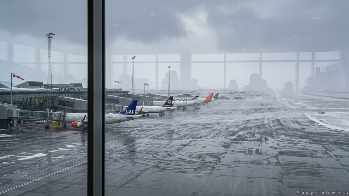 Severe Storms Snarl Keflavik Flights Across Northern Europe