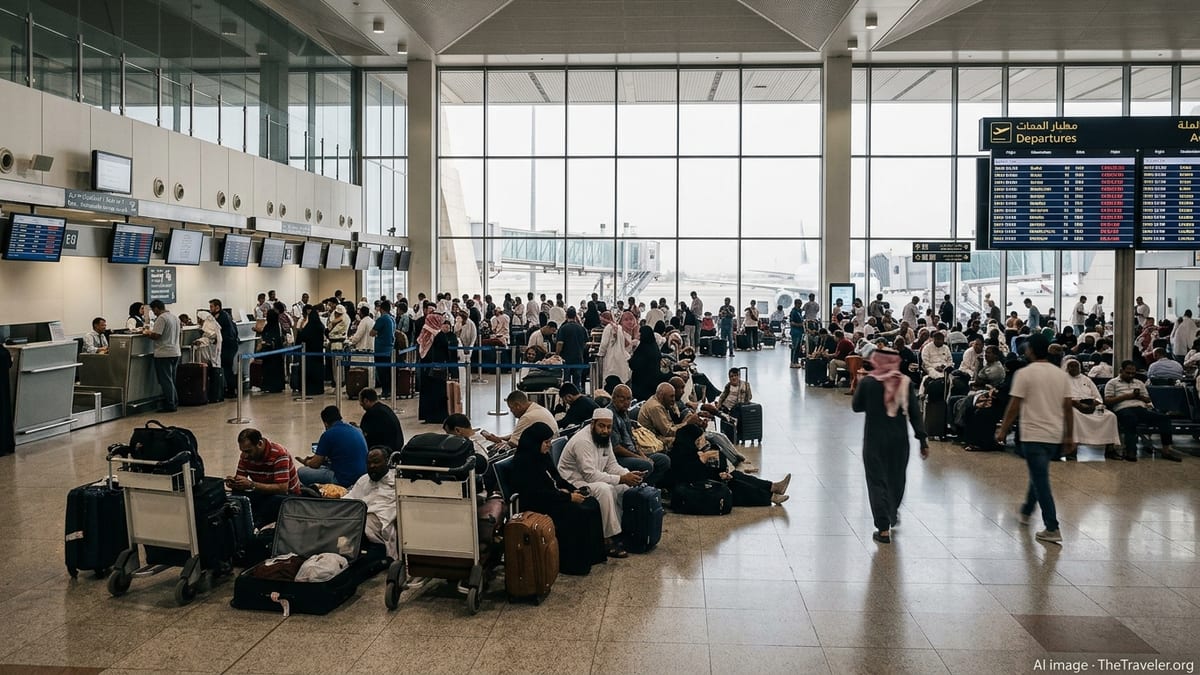 Mass Disruptions at Dammam’s King Fahd Airport Strand Hundreds