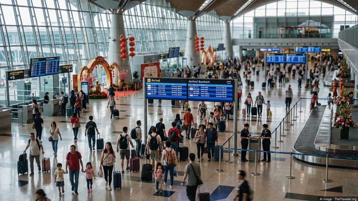 KLIA Throngs With Festive Arrivals as Tourism Surges