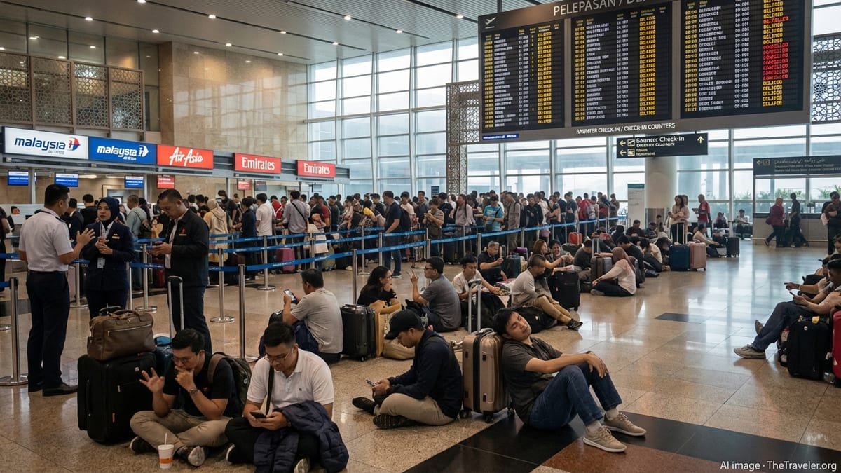 Mass Flight Chaos Leaves Hundreds Stranded at Kuala Lumpur Airport