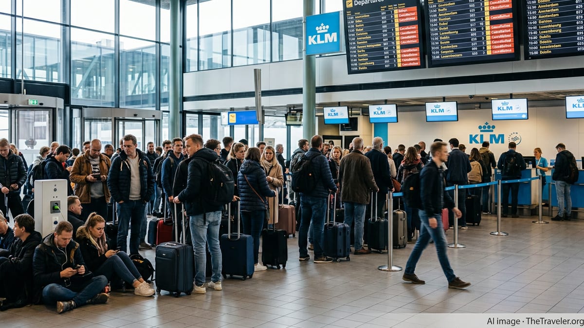 KLM Flight Chaos Strands Hundreds Across Europe and Beyond
