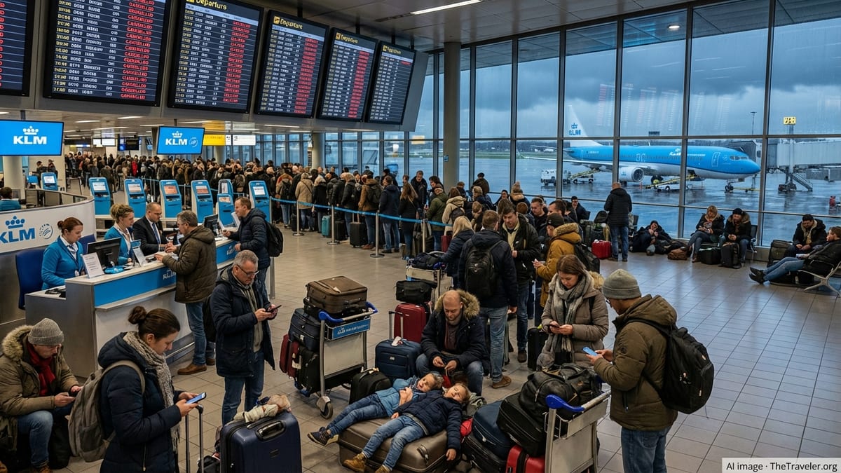 KLM Cancellations Strand Travelers Across Northern Europe