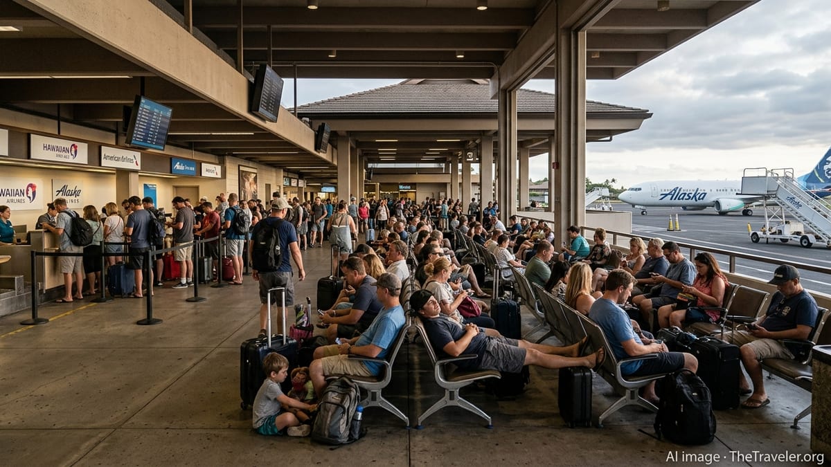 Delays and Cancellations Strand Passengers at Kona Airport