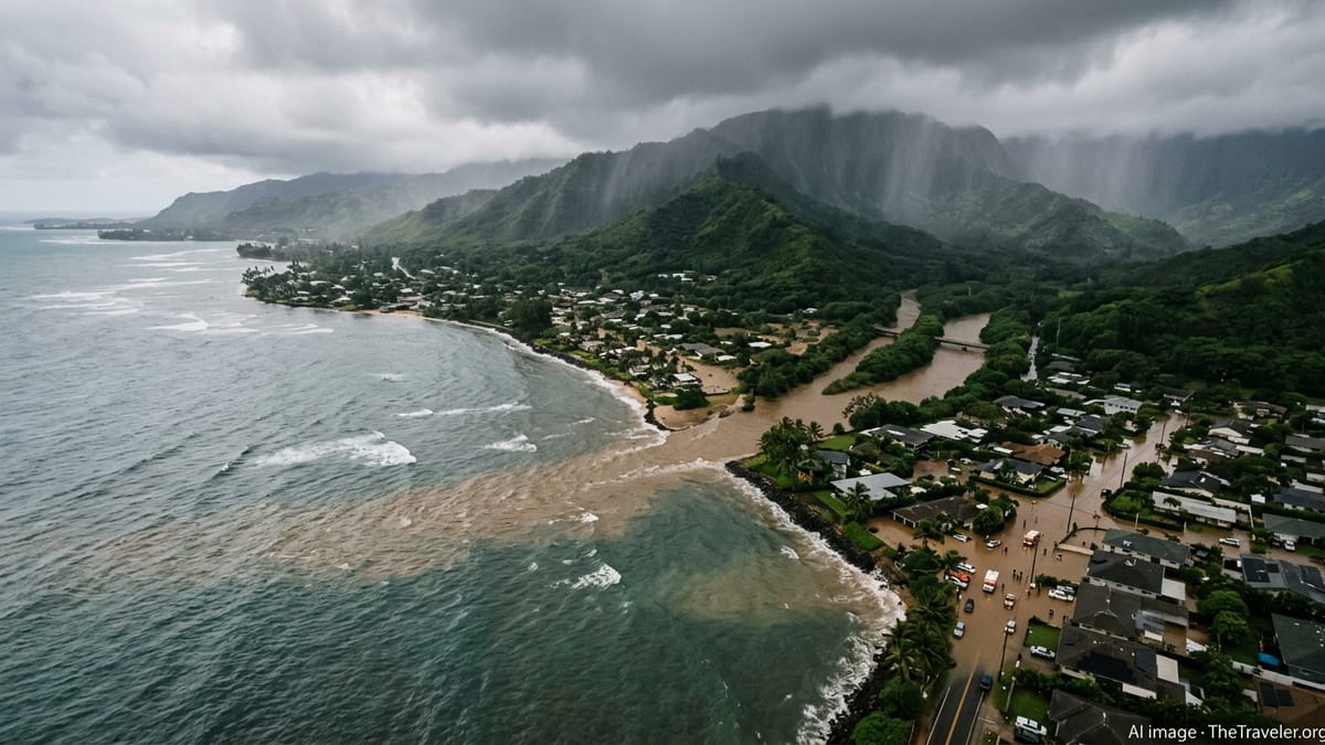 Kona Low Flooding Slams Hawaii, Disrupting Travel Plans