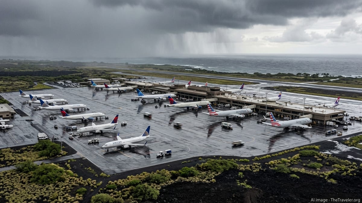 Kona Low Storm in Hawaii Grounds Hundreds of Flights