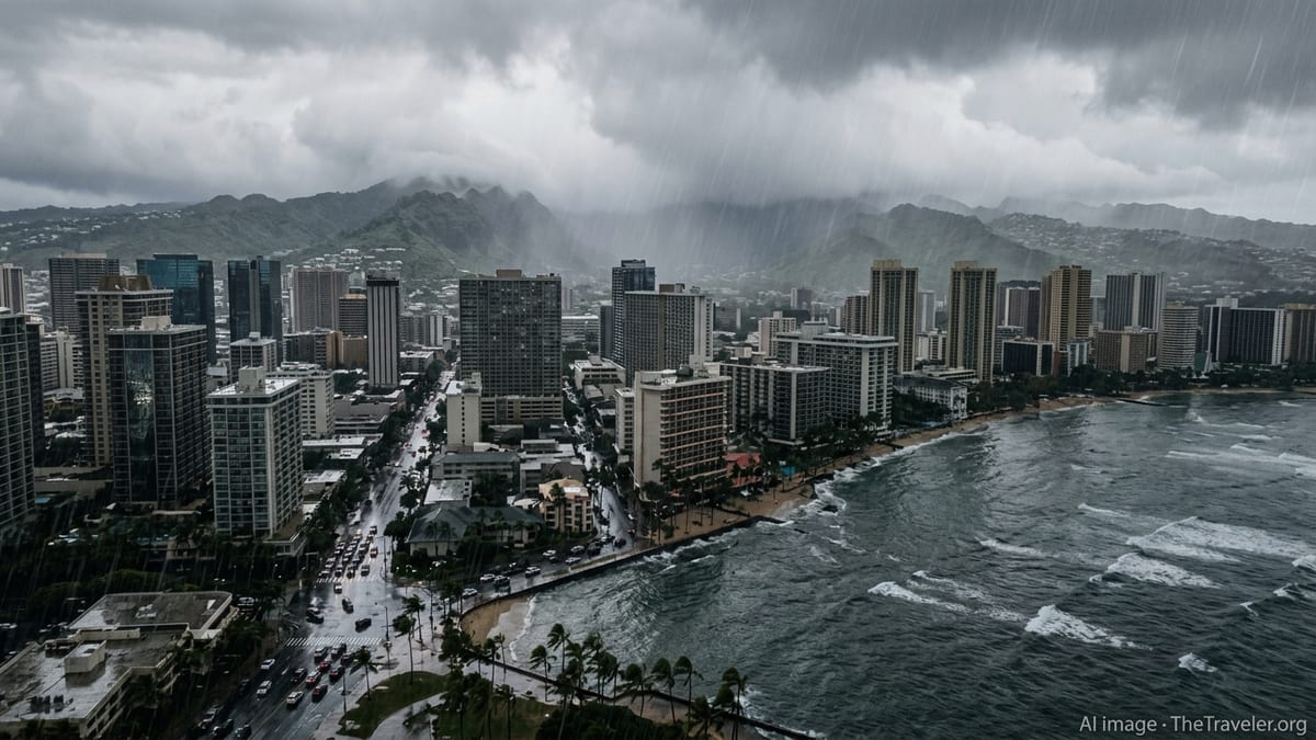 Kona Low Deluge Triggers Travel Turmoil Across Hawaii