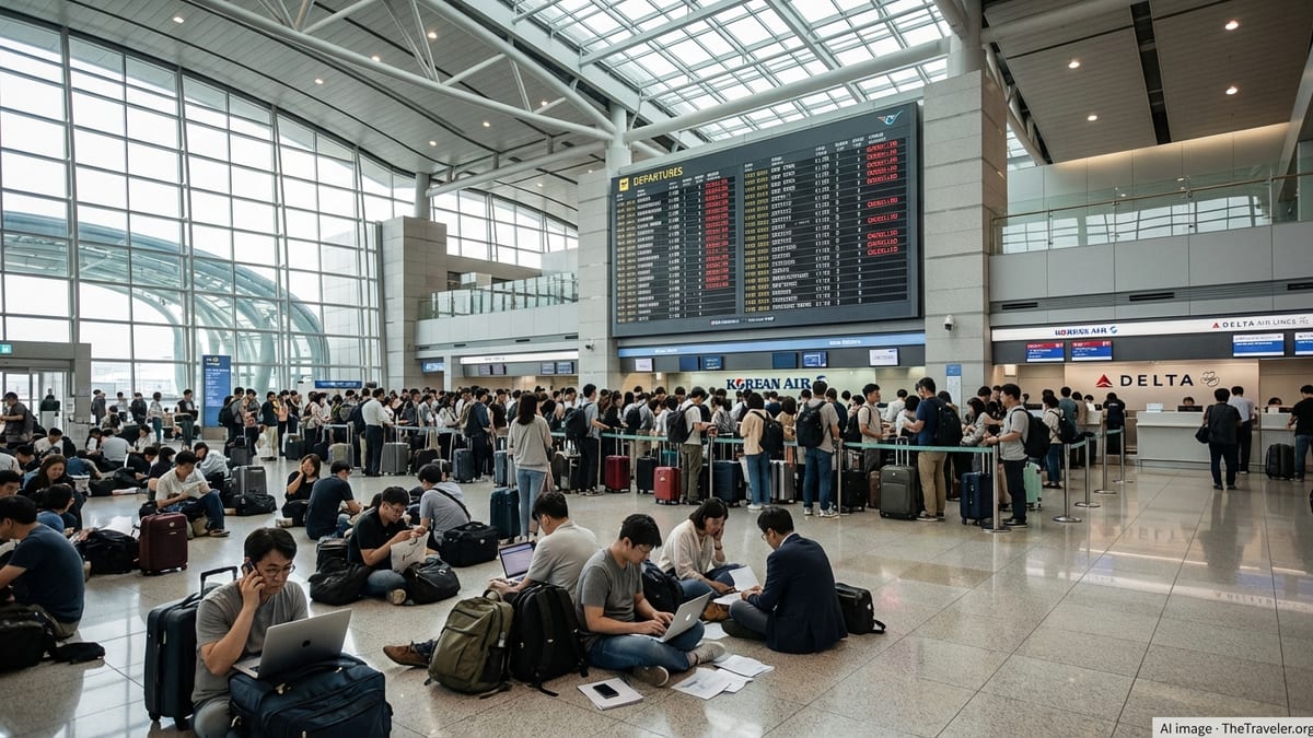 Korean Air and Delta Cancellations Snarl Seoul–US Travel