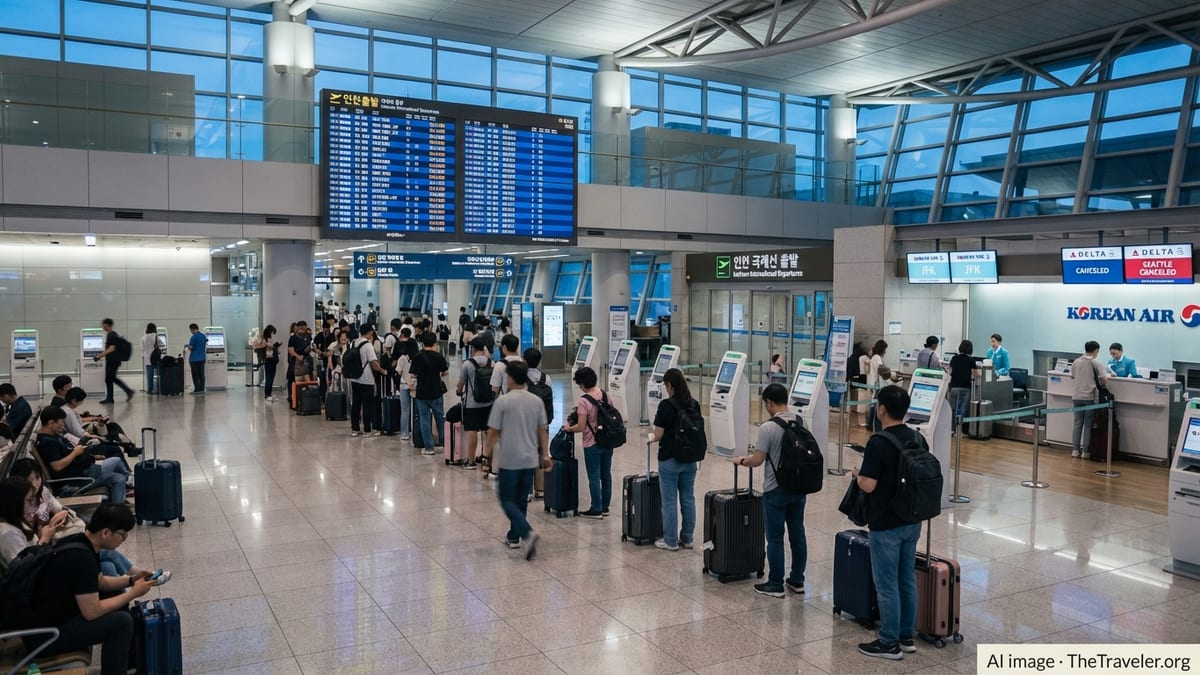 Korean Air, Delta Cancellations Disrupt Key Incheon Routes