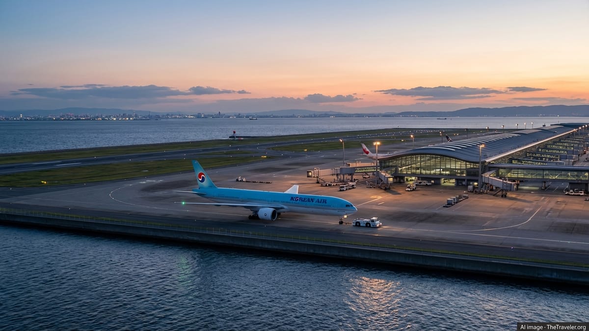 Korean Air Adds Capacity on Incheon–Osaka Route to Kansai
