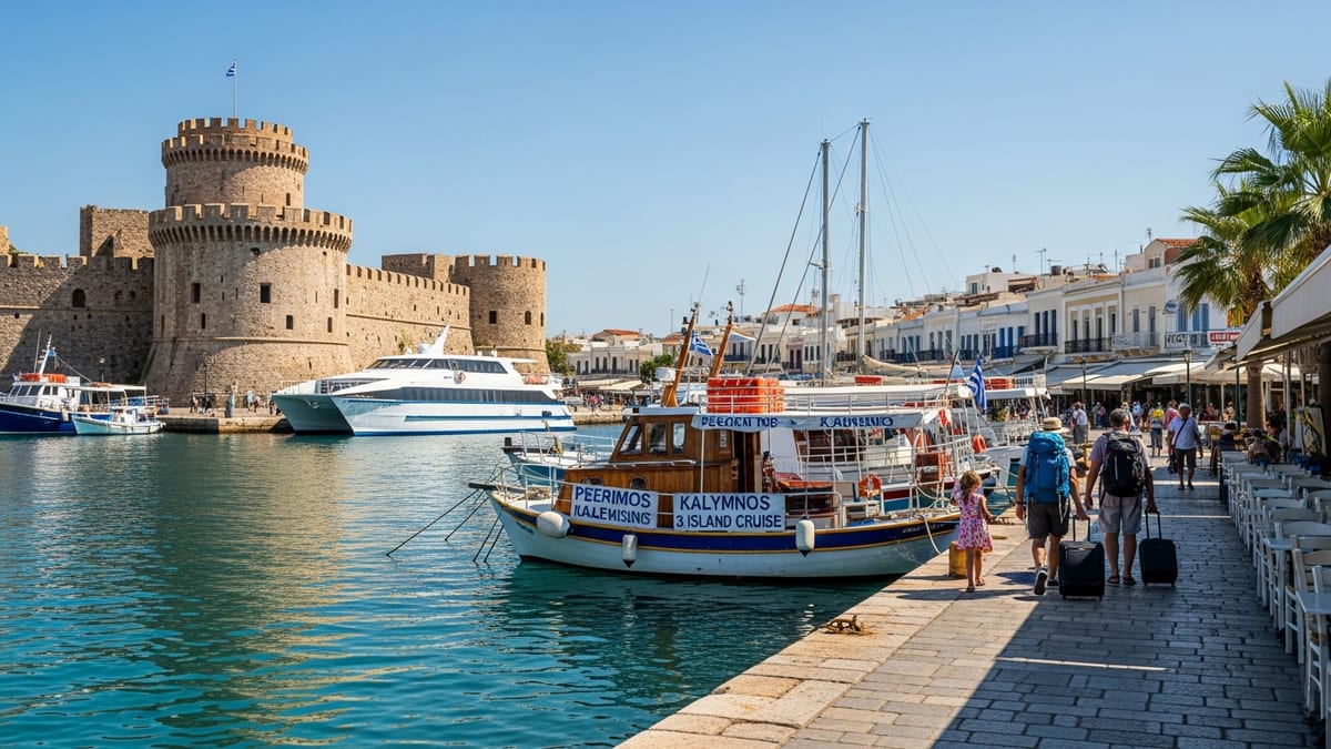 Kos Town Port in Greece