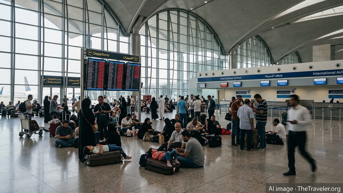 Major Airlines Cancel Kuwait Flights, Stranding Hundreds