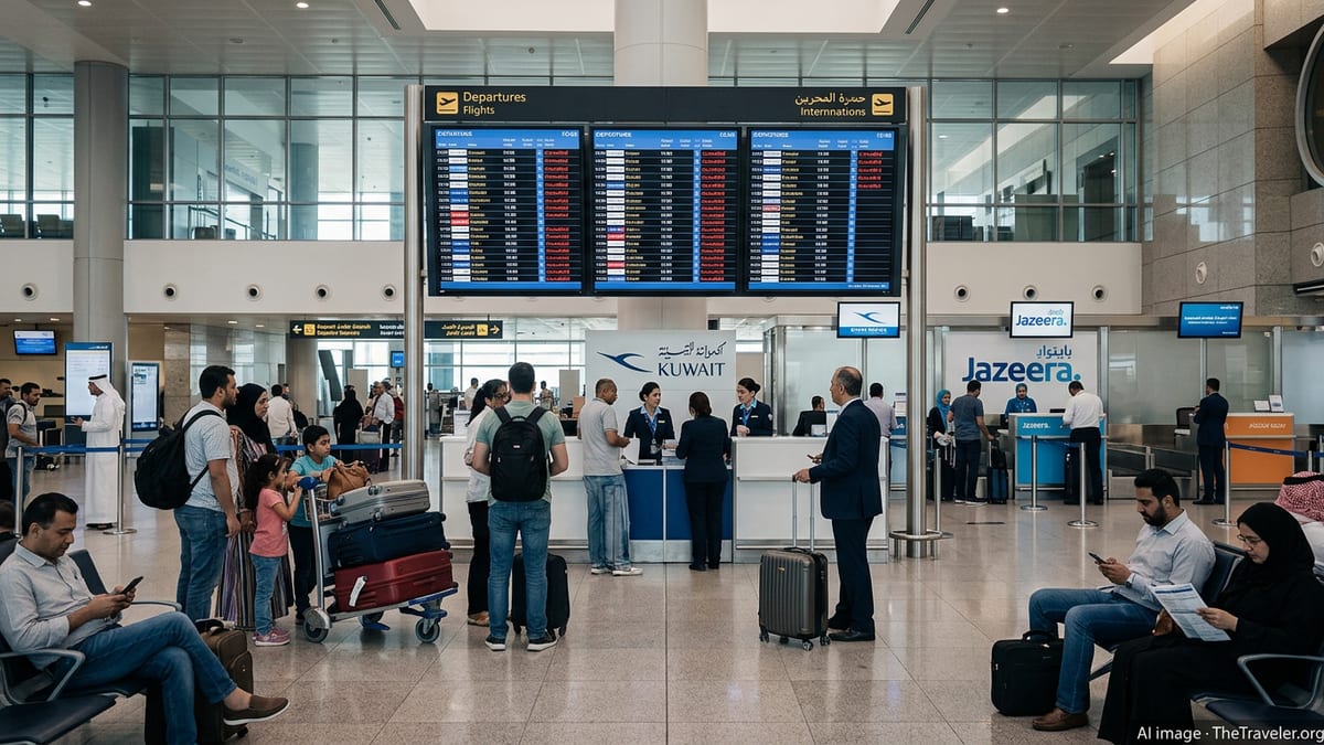 37 Flights Cancelled at Kuwait Airport but No Delays Logged
