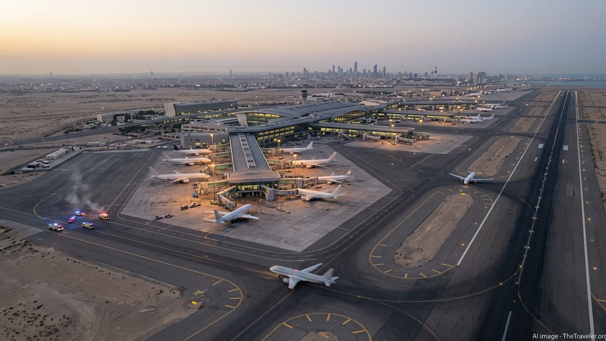 Kuwait City Drone Strike Triggers New Gulf Aviation Alert