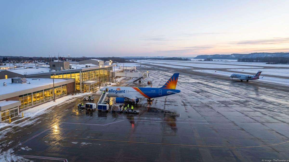 La Crosse Airport Sees Passenger Dip Just as Allegiant Arrives