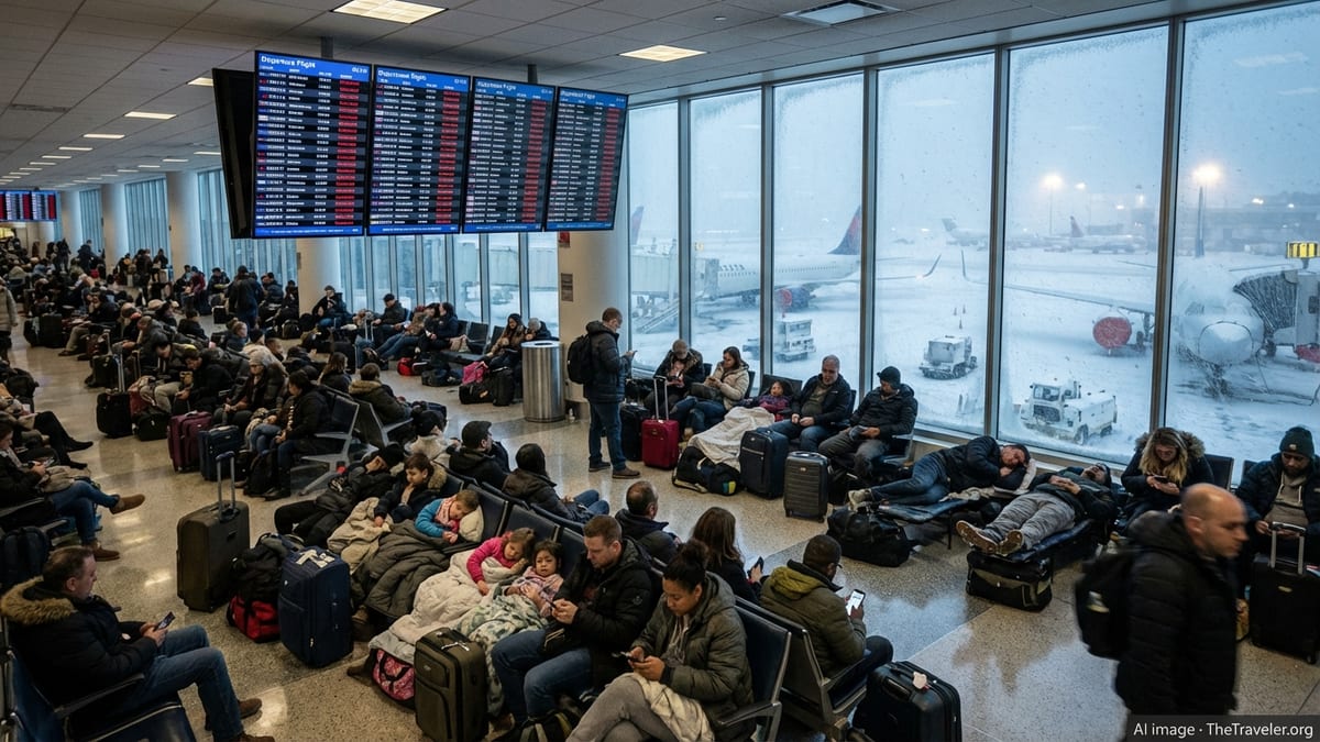 NYC Blizzard Leaves Thousands Stranded as LaGuardia Shuts Down